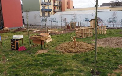 Urban Gardening an der Melcherstiege nimmt Form an