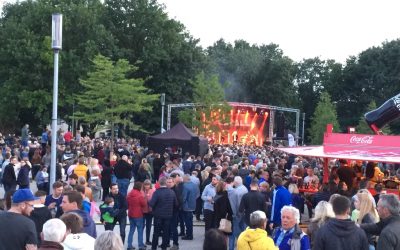 Tolle Stimmung beim Bürgerfest auf der Melcherstiege