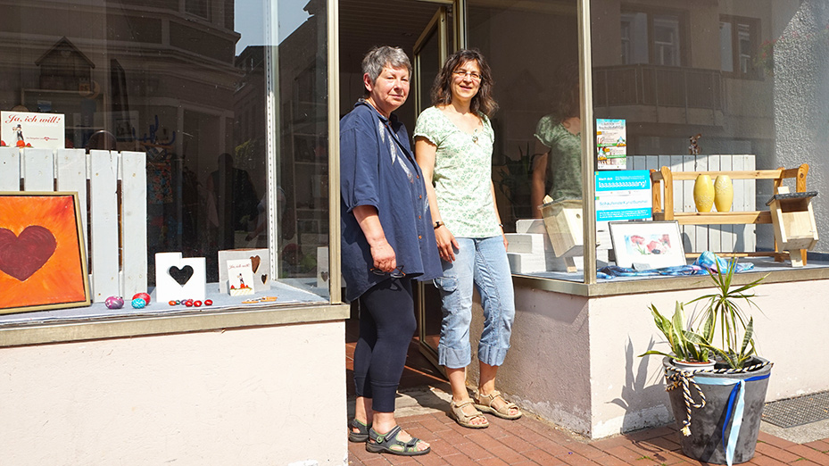 Fair gehandelte Waren und Kunsthandwerk im „Samstagsladen“