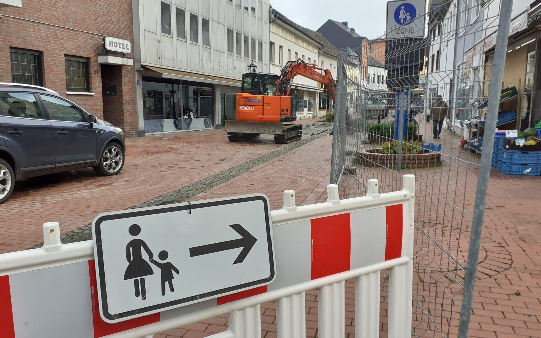Umbau Lange Straße hat begonnen