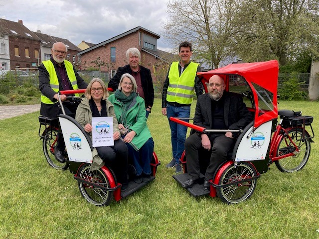 Mit der Rikscha durch Dülken